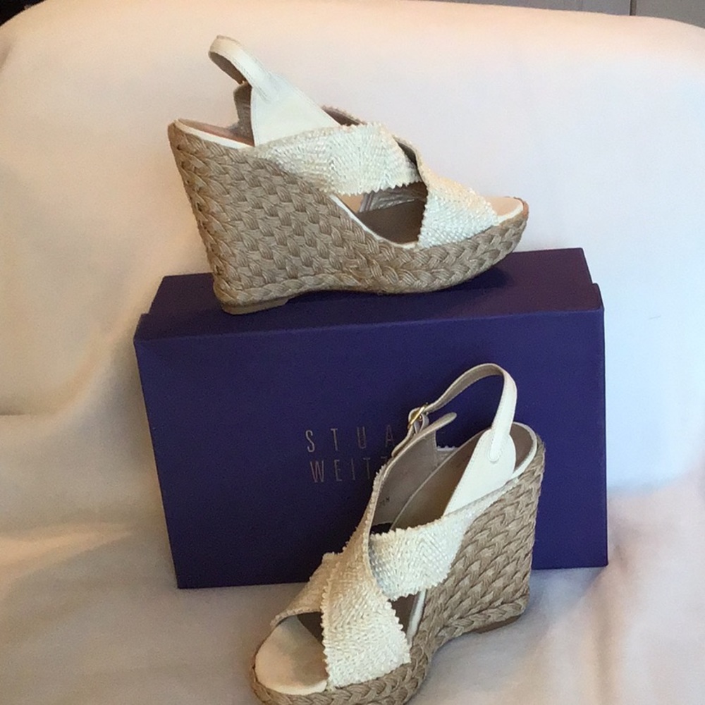 Beautiful white sandals